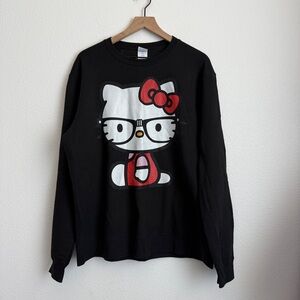 Hello Kitty Black and White Graphic Tee